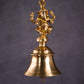 Antique Brass Dancing Ganesha Hanging Bell