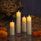 Flickering Flame Pillar Candle (Set of 4)