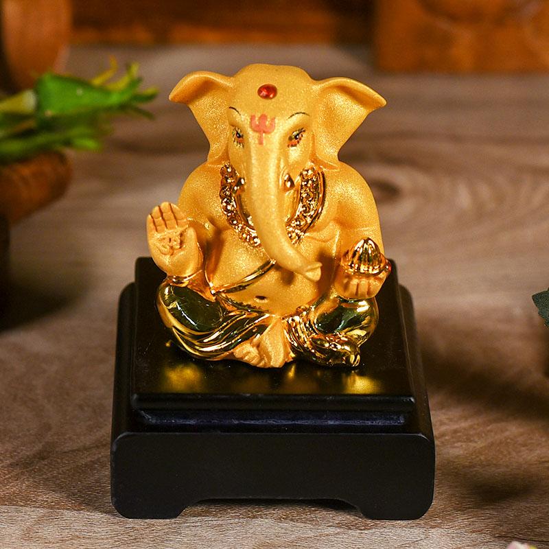 Golden Ganesha Idol