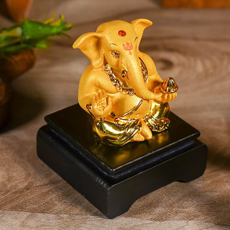 Golden Ganesha Idol