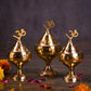 Divine Brass Akhand Jyoti Diya with Swastik Design