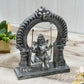 Auspicious Silvery Ganesha on Swing/Jhula