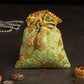 Green Embroidered Potli Bag