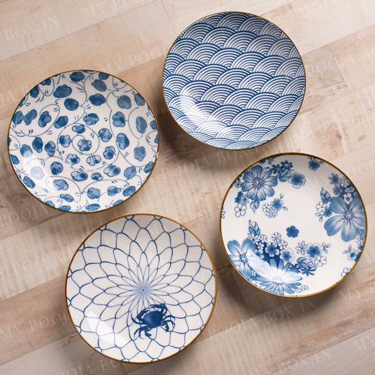 Ravishing Ocean Quarter Plates (Set of 4)