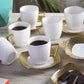 Indian Ceramic Fine Golden Design Cups( Set of 6)