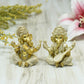 Exquisite Handmade Clay Ganesha Figurines (Set of 2)
