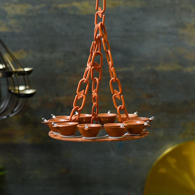 Dazzling Hanging LED Diya Light