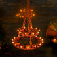 Double Layer LED Hanging Diya Light
