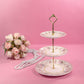 Flora 3 Tier Dessert Platter