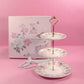 Flora 3 Tier Dessert Platter