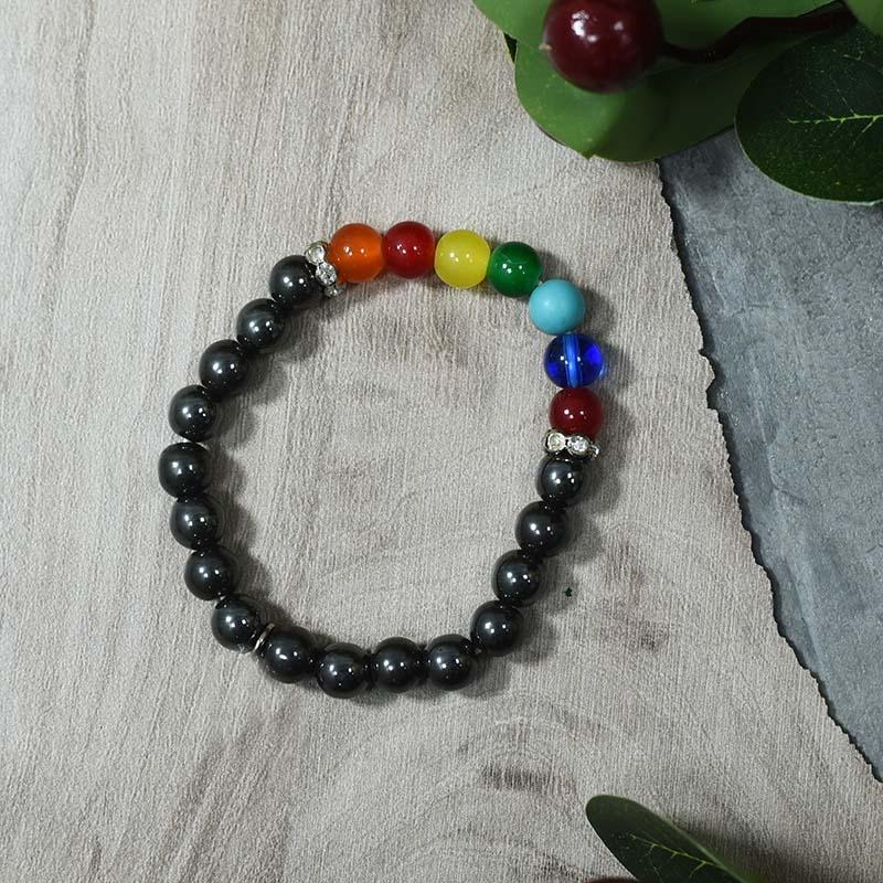 Natural Stone 7 Chakra Bracelet