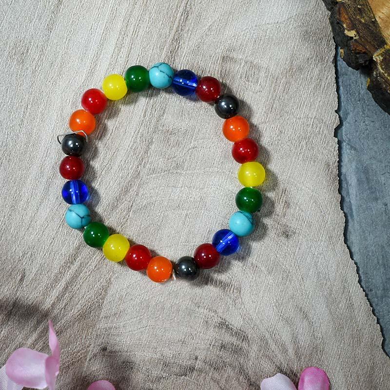 Polychromic Chakra Bracelet