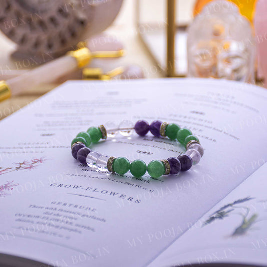 Manifestation Natural Crystal Healing Bracelet