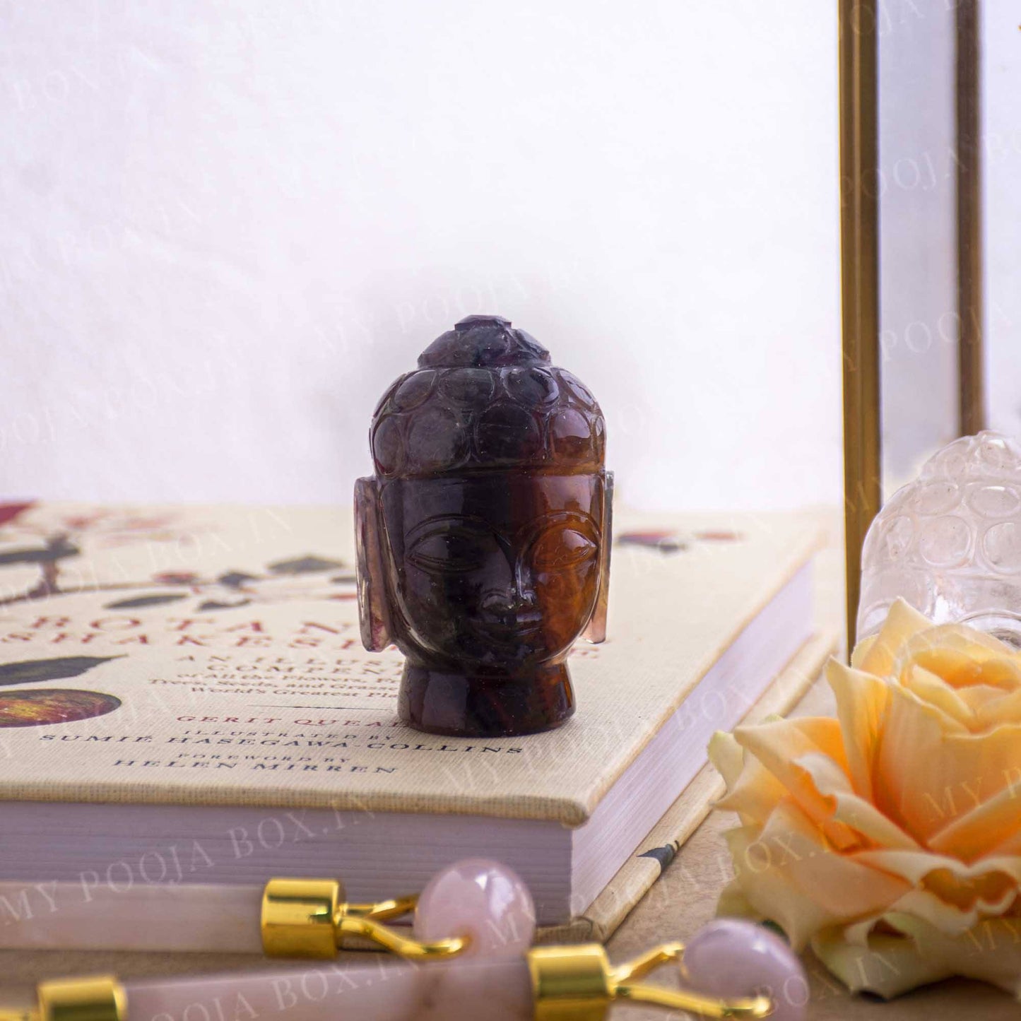Fluorite Natural Crystal Buddha Head