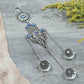 Evil Eye with Hamsa Hand Protection Crystal Hanging