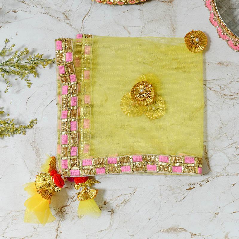 Tuscan Yellow Thali Cover