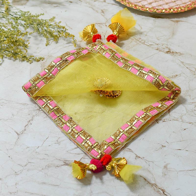 Tuscan Yellow Thali Cover
