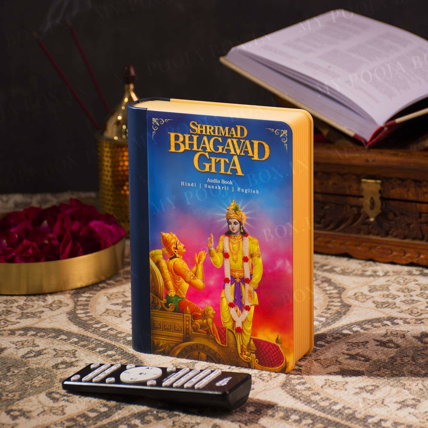 Shrimad Bhagavad Gita: Bluetooth Speaker- Shemaroo by My Pooja Box