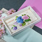 Floral Wooden Serving Tray Set Of 2