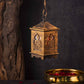 Handcrafted Antique Wooden Buddha Lantern