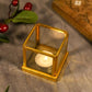 Harmonised Cube Shaped Tea Light Holder