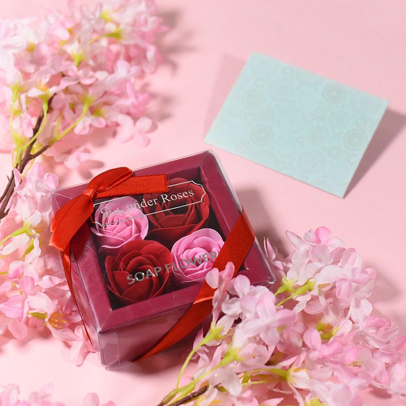 Soap Flower With Love Gift Box