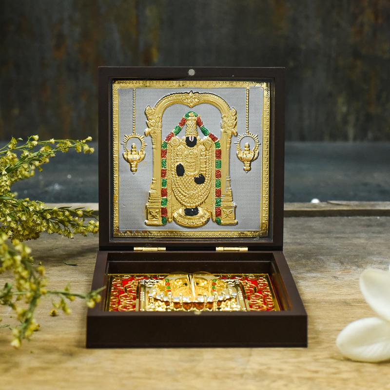 Petite Tirupati Balaji Pooja Peti