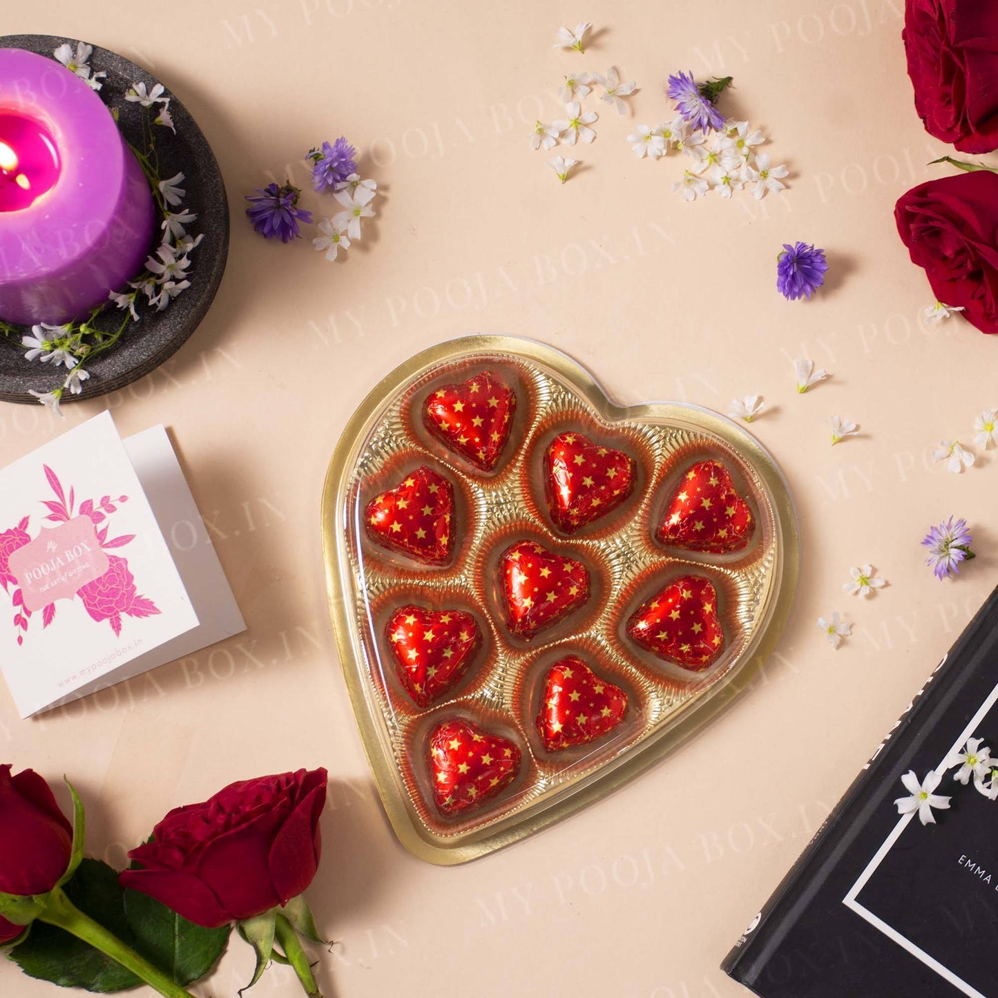 Valentine's Heart Chocolate Box