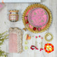 Stunning Pink Orchids Karwa Chauth Box