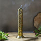 Stylish Flower Pattern Brass Incense Holder