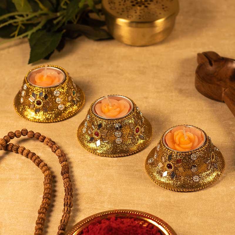 Clay Candle Set