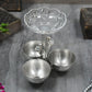 Exquisite Swarovski Silver Plated  Dry Fruit Platter
