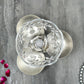 Exquisite Swarovski Silver Plated  Dry Fruit Platter