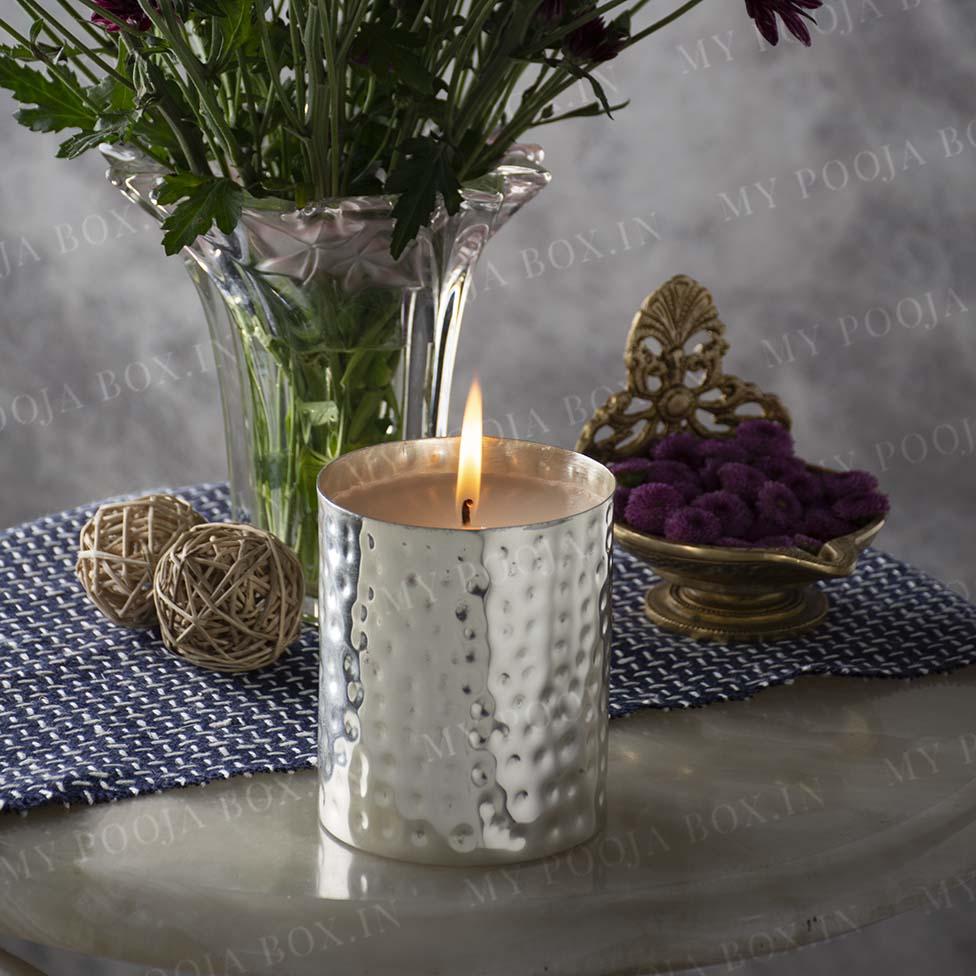 Madia Hammered Candle Gift Box