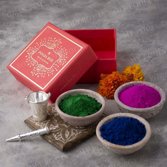 Herbal Gulaal/Color Holi Petite Box