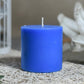 Basic Blue Pillar Candle