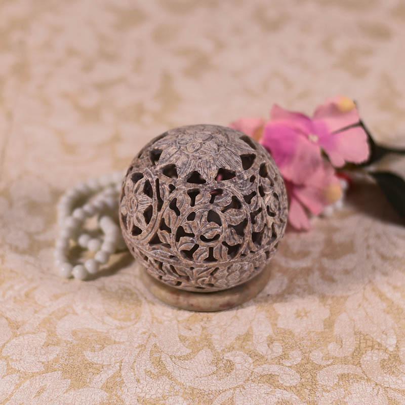 Round Shaped Marble Candle Holder