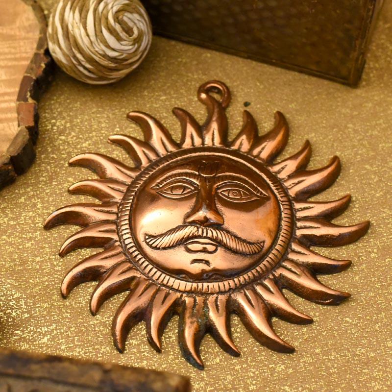 Sun God/Surya Metal Wall Hanging