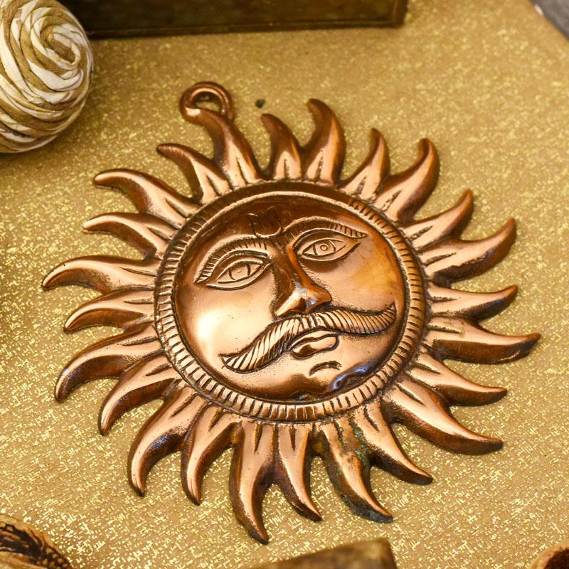 Sun God/Surya Metal Wall Hanging