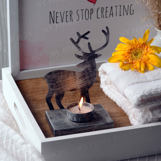 Decorative Deer T-light Holder