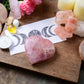 Rose Quartz Heart Shaped Gua Sha