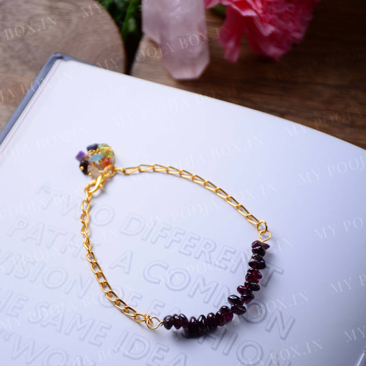 Natural Garnet Creativity Crystal Bracelet