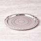 Silver Stainless Steel Pooja Thali Large (Set of 7)
