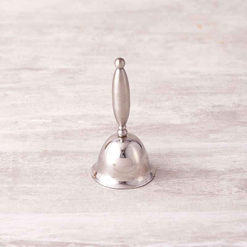 Silver Stainless Steel Pooja Thali Large (Set of 7)