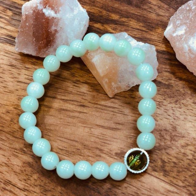 Love Heart Chakra, Aventurine 24 Bead Band/ Bracelet