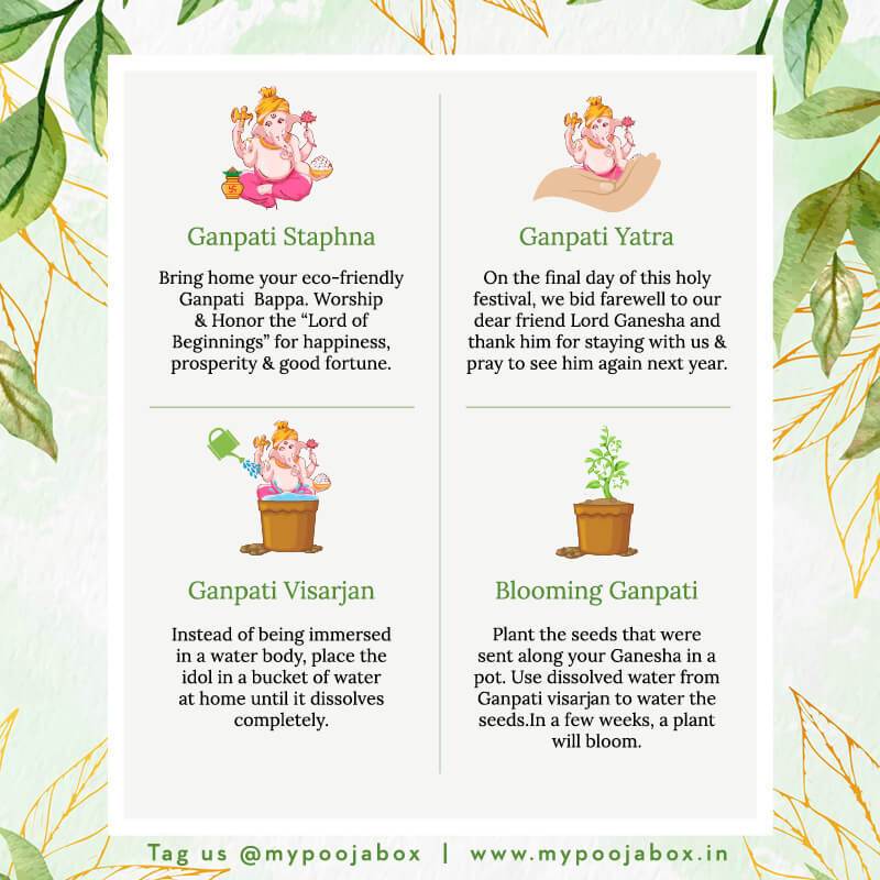 10INCH Rudrapriya Eco-Friendly Ganpati | Plant-A-Ganesha