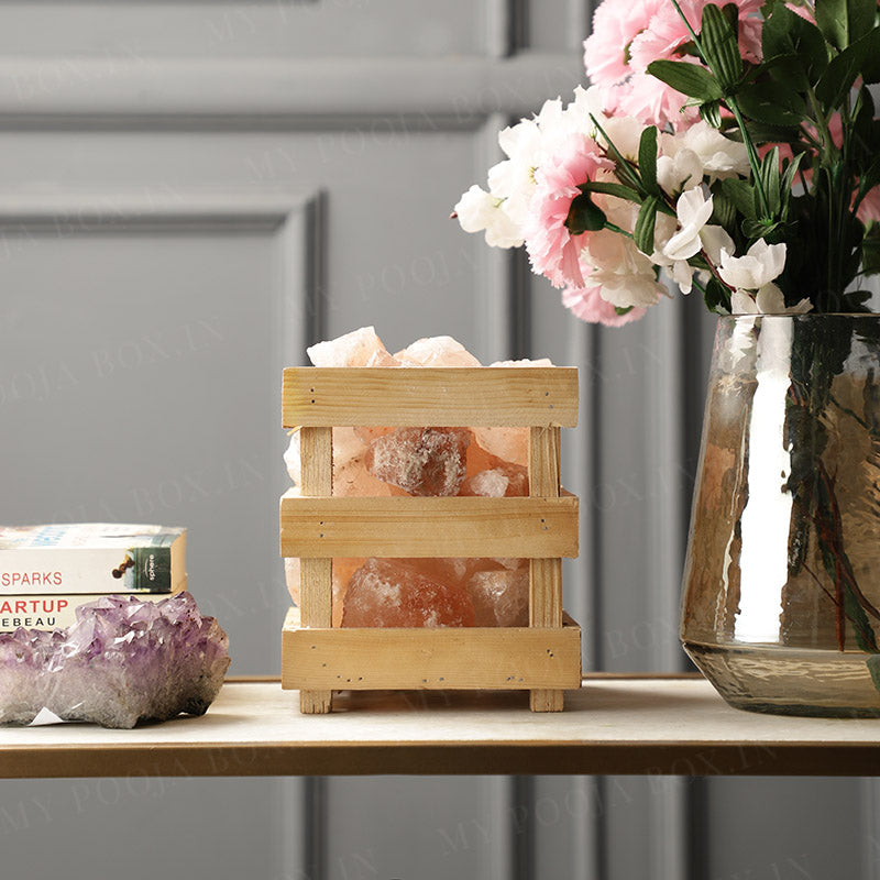 Himalayan Rock Salt Lamp Basket