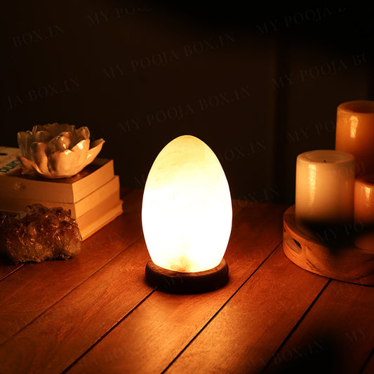 Himalayan Pink Salt Oval Glow Lamp