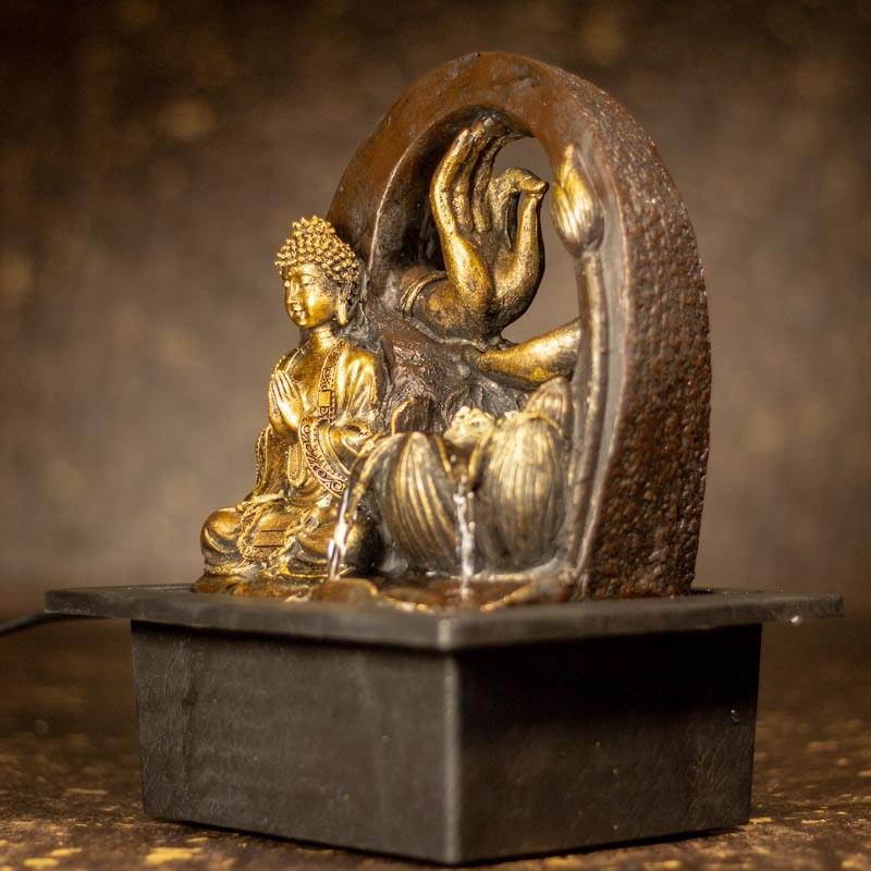 Buddha with Flower & Hands Fountain