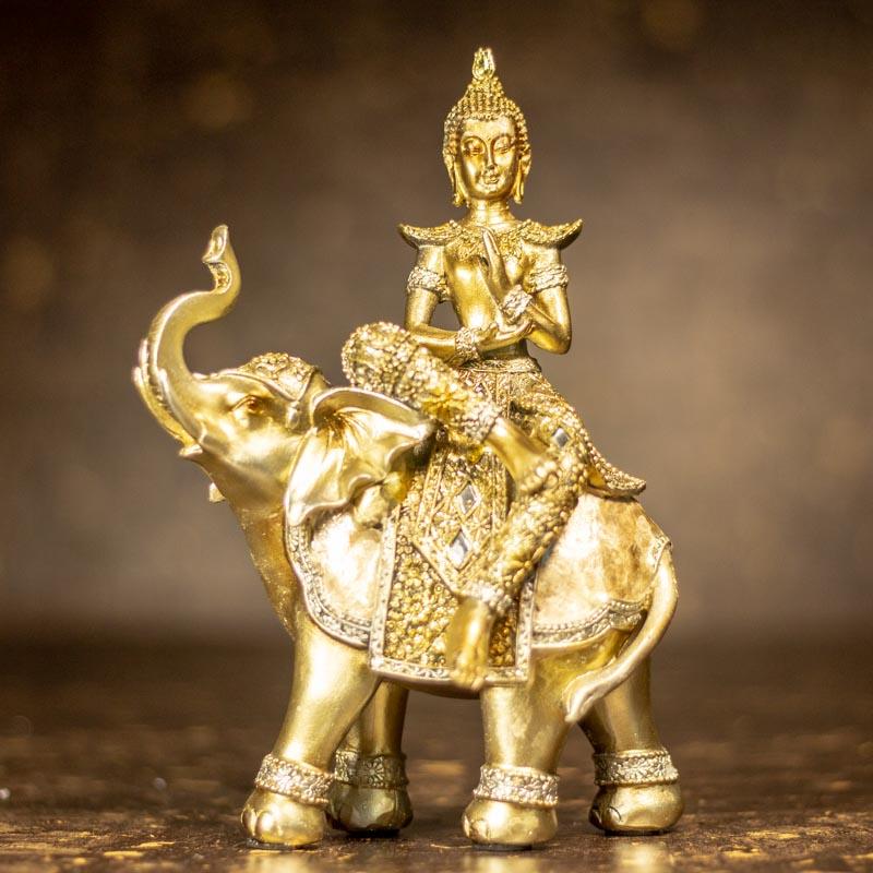 Exquisite Buddha On Elephant